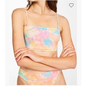 Billabong Rainbow Tide Sunny Tube Bikini Top Size Medium